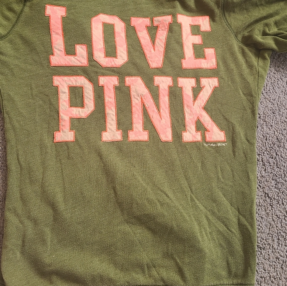 Pink zip up hoodie